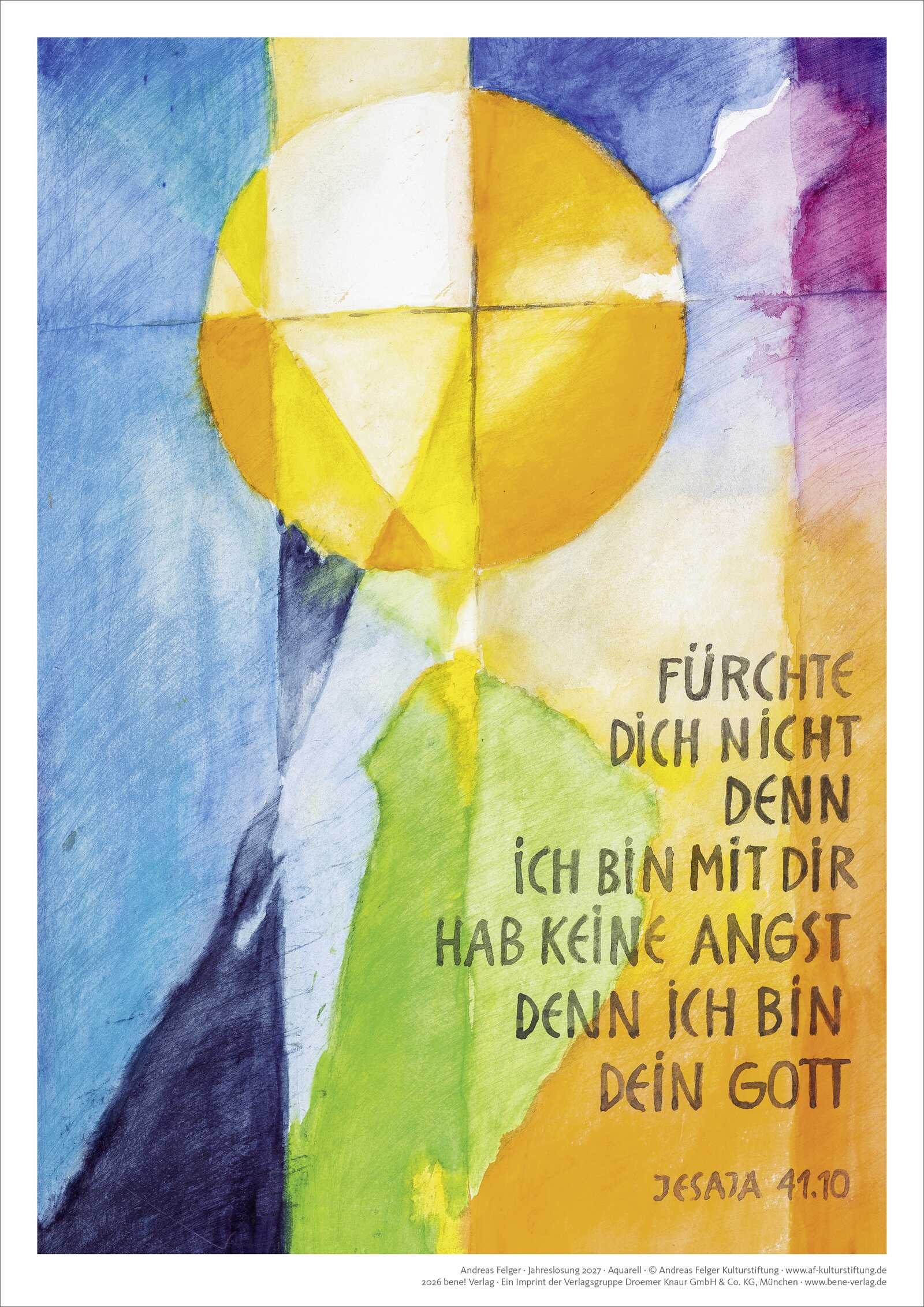 Jahreslosung 2027 - Kunstdruck A3