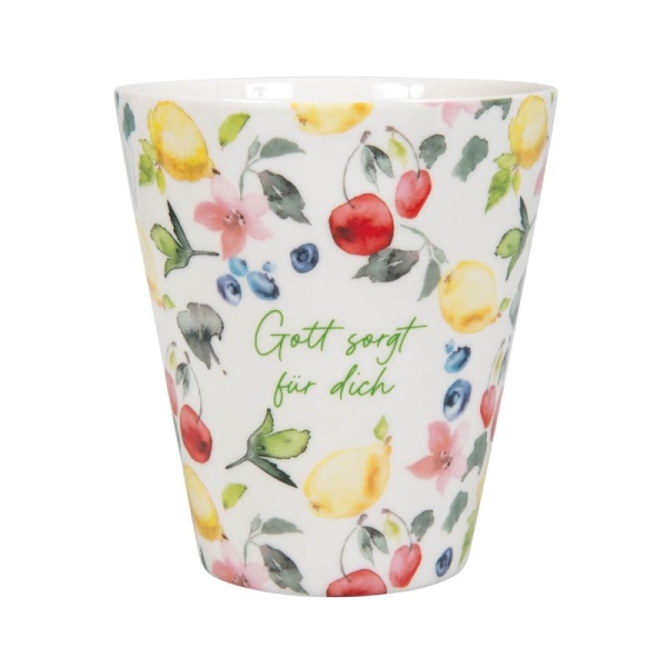 Jumbotasse "Gott sorgt für dich"