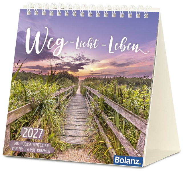 Weg-Licht-Leben 2027 - Tischkalender