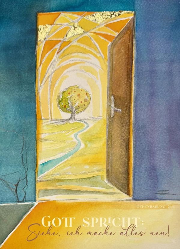Jahreslosung 2026 - Poster A4 "Kunst"