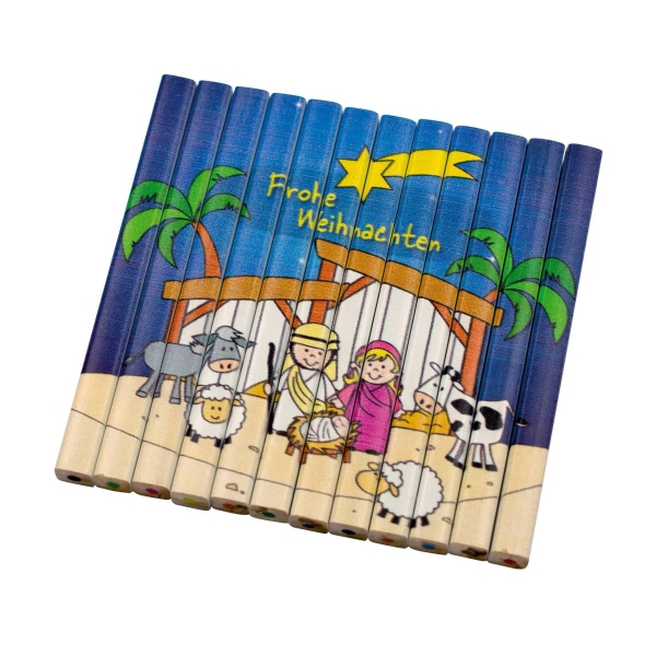 Buntstifte-Set "Weihnachtsgeschichte"