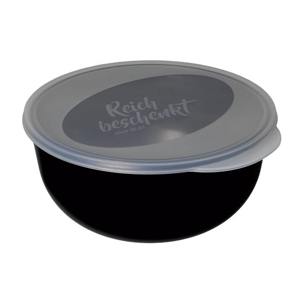 Lunch-Bowl "Reich beschenkt" - schwarz