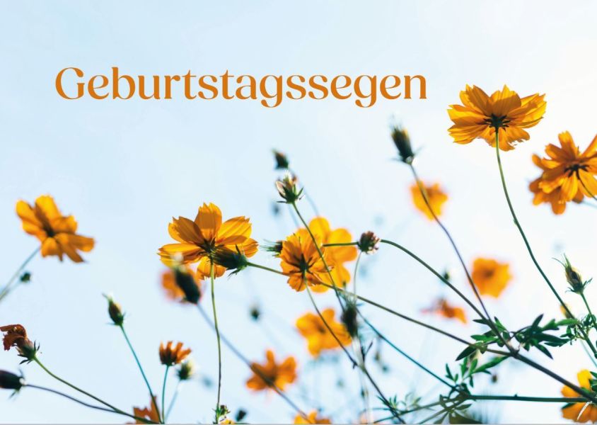 Postkarte - Geburtstagssegen