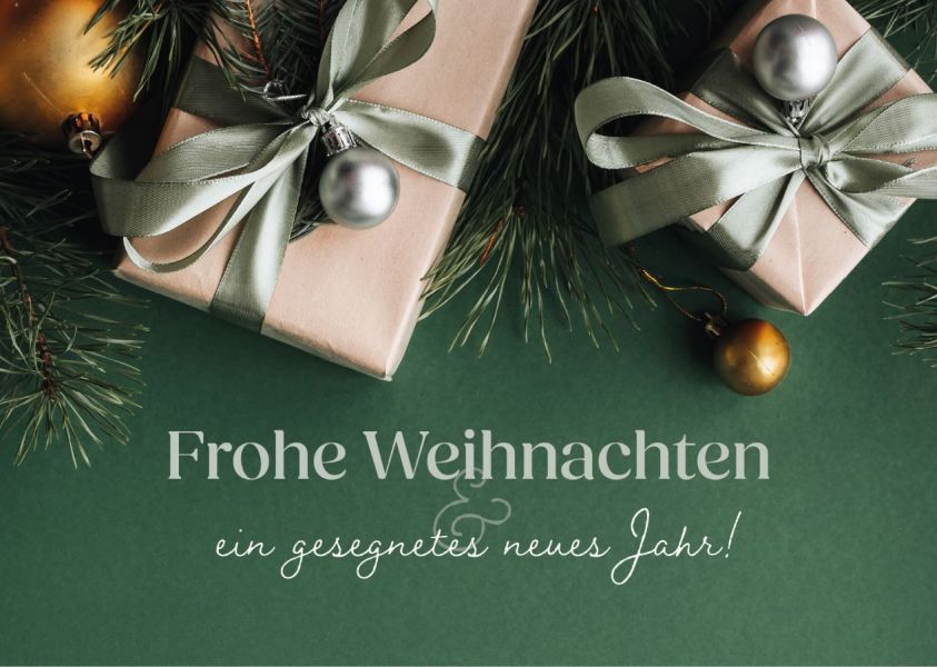Postkarte - Frohe Weihnachten