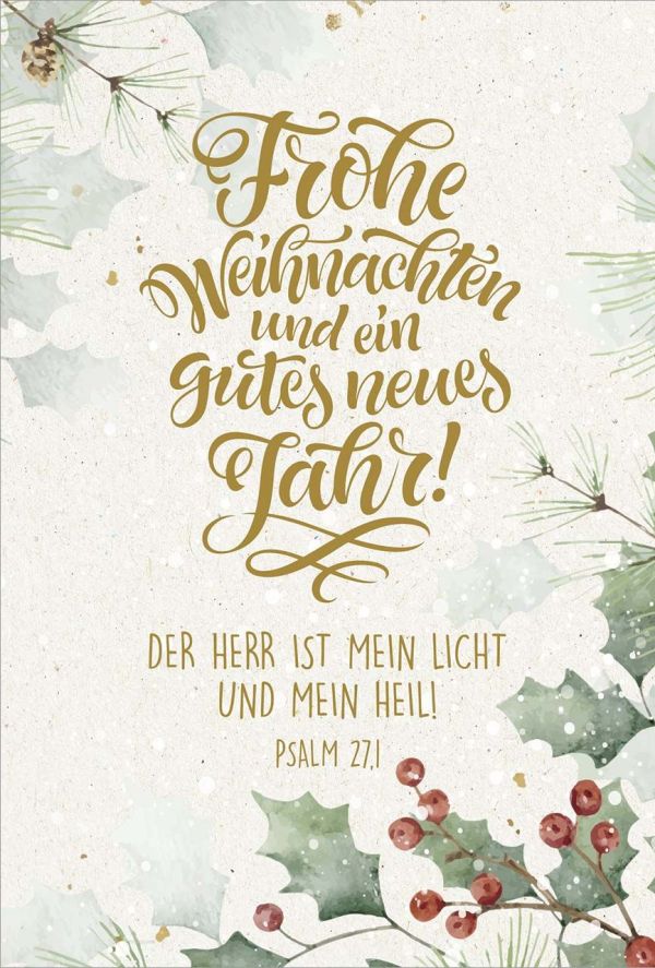 Minikarten Weihnachten "Illustrationen" - 8 Stück