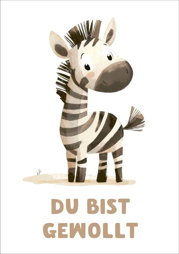 Poster A3 "Zebra"