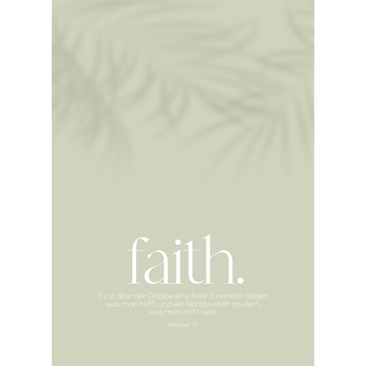 Postkarten: faith. 4 Stück