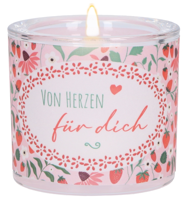 Windlicht LichtMomente "Von Herzen für dich" - Geburtstag
