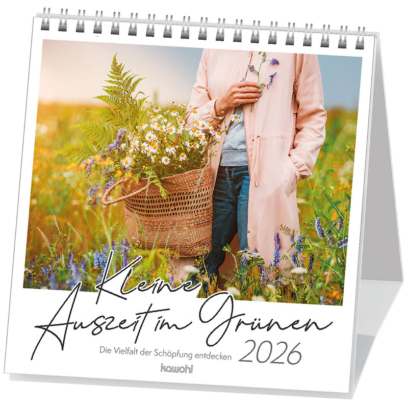 Kleine Auszeit im Grünen 2026 - Postkartenkalender