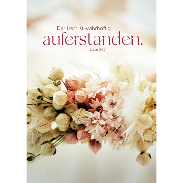 Postkarten: Auferstanden 4 Stück