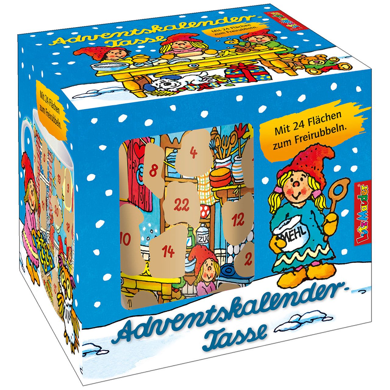 Adventskalender-Tasse "Wichtelstube"