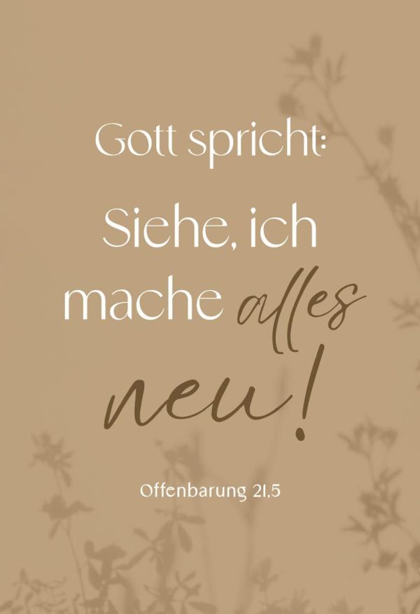 Jahreslosung 2026 - Poster A4 "Schattenspiel"