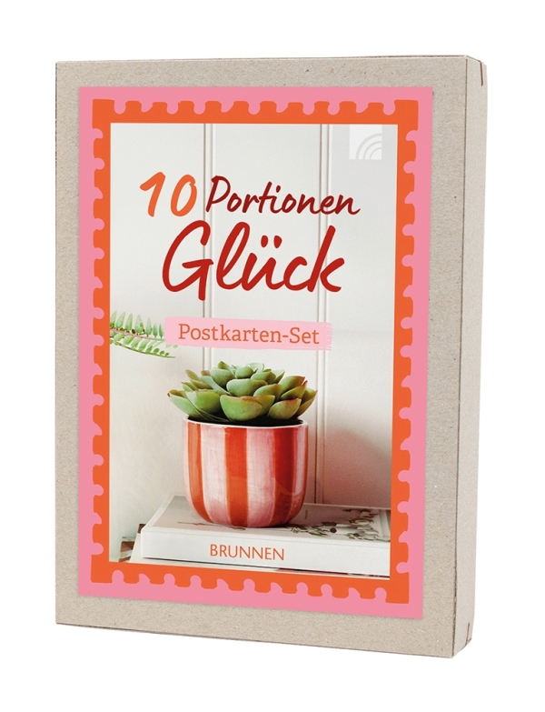 Postkarten-Set: 10 Portionen Glück