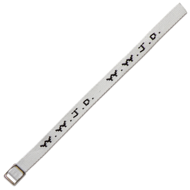 Armband WWJD weiß