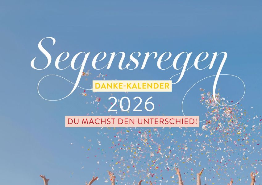 Segenregen Danke-Kalender 2026