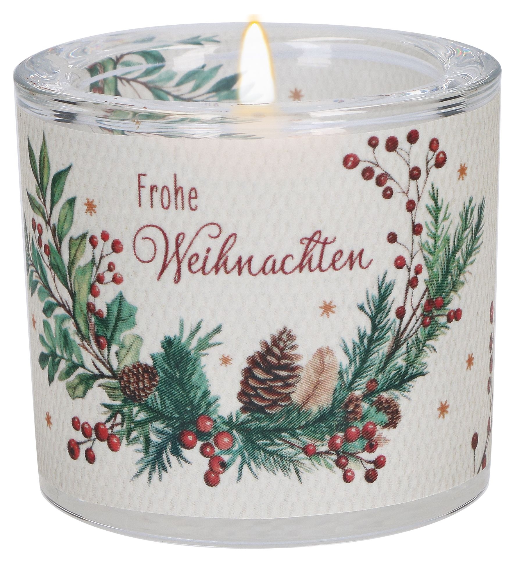 Windlicht LichtMomente "Die Weihnachtsbotschaft"