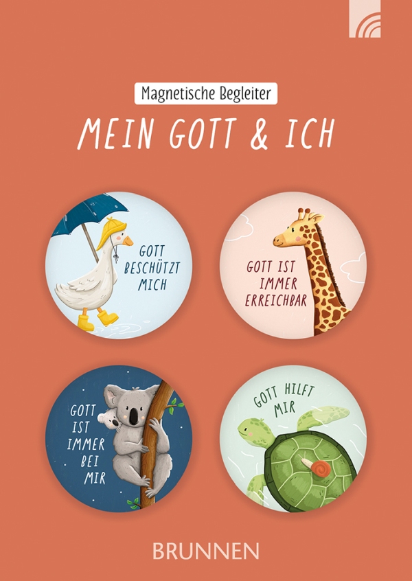 Magnet-Set 4er - Mein Gott und ich