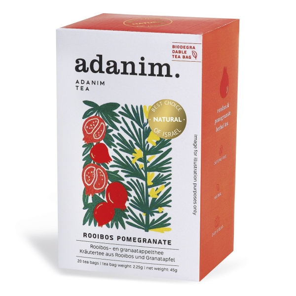Kräutertee aus Rooibos und Granatapfel