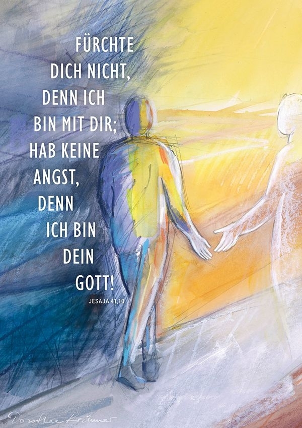 Jahreslosung 2027 - Kunstblatt "Mit dir" A3