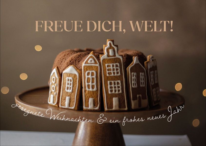 Faltkarte - Freue dich Welt