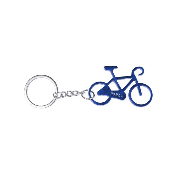 Schlüsselanhänger "Fahrrad" - blau