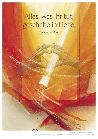 Jahreslosung 2024 - Kunstdruck A4