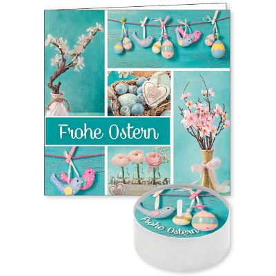 Lichtgruß "Frohe Ostern"
