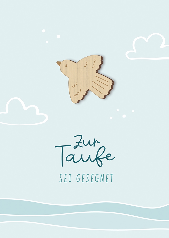 Faltkarte - Zur Taufe "sei gesegnet"