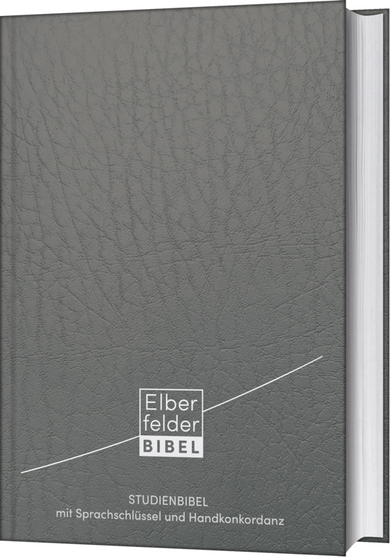 Elberfelder Studienbibel, Leder, mit Sprachschlüssel und Handkonkordanz
