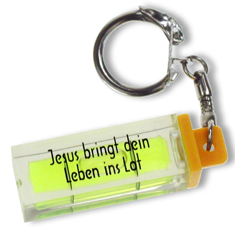 Schlüsselanhänger "Wasserwaage mini"