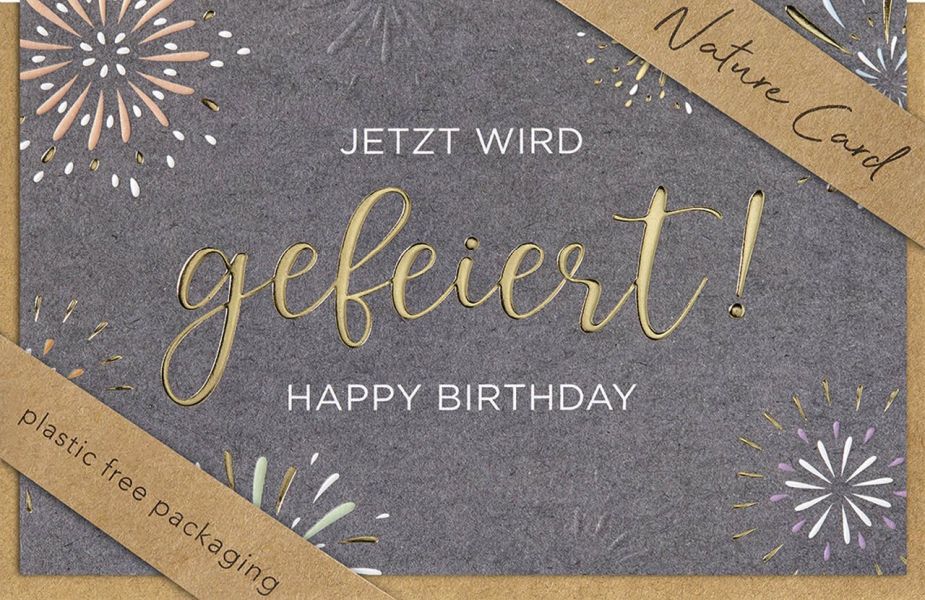 Faltkarte "Jetzt wird gefeiert!"