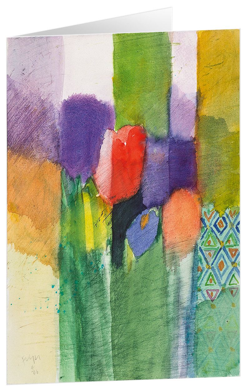 Kunstkarten "Tulpen 2" 5 Stk.