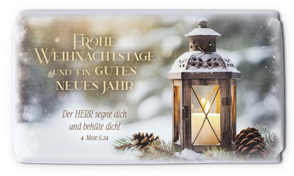 Schokoladengrüße "Frohe Weihnachtstage" (40g)