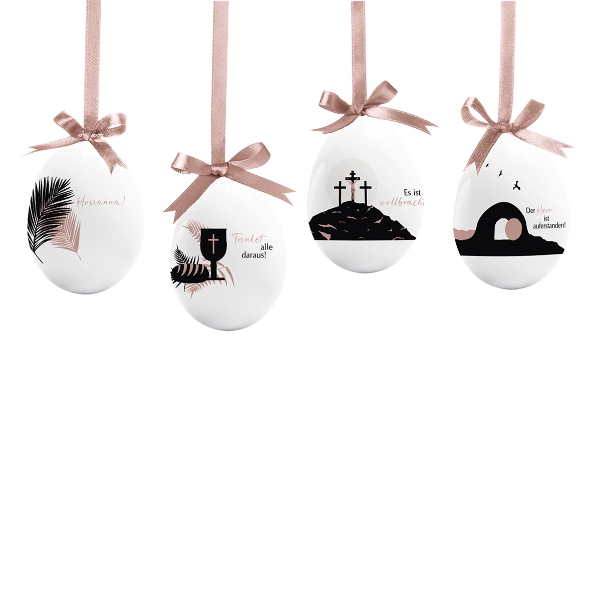 Ostereier "Passion Jesu" 4er Set