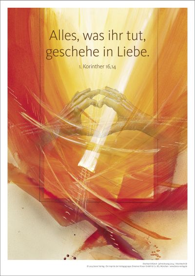 Jahreslosung 2024 - Kunstdruck A3