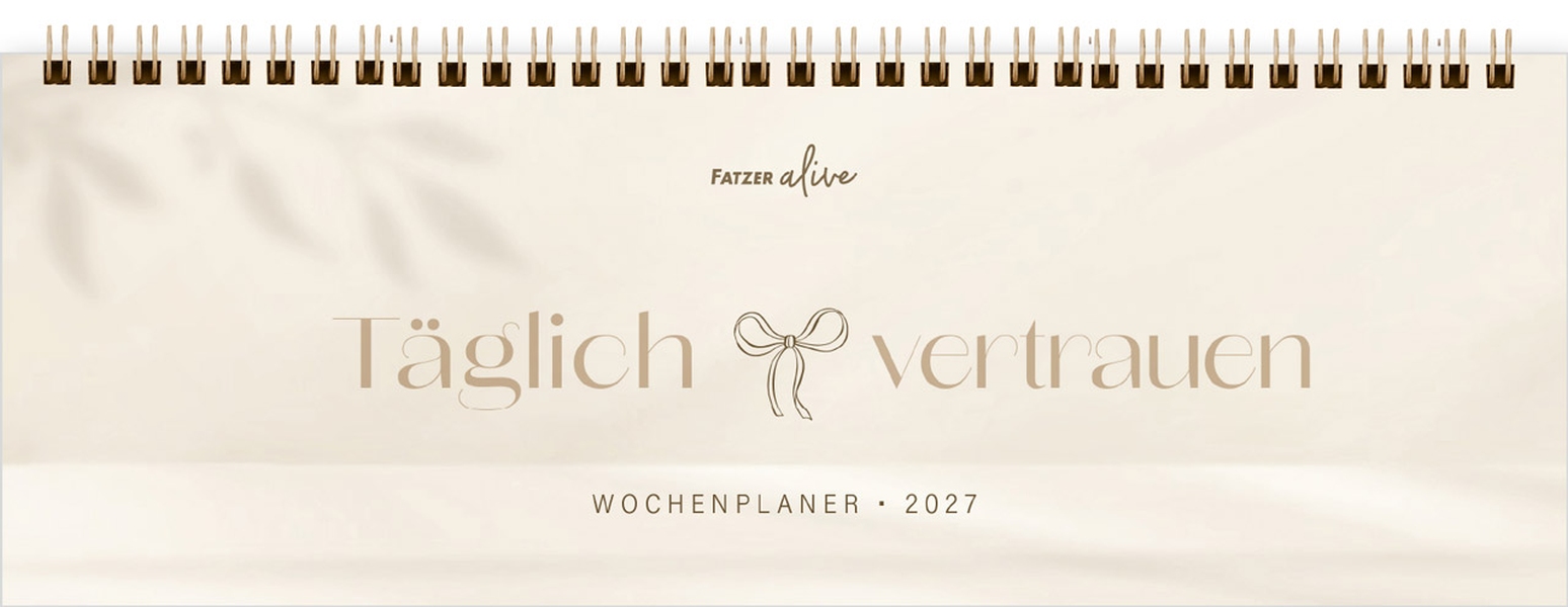 Täglich vertrauen 2027 - Wochenplaner