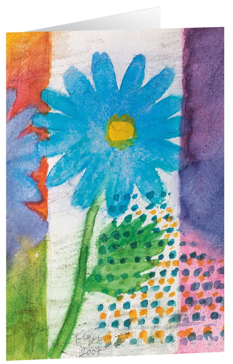 Kunstkarten "Blauer Frühling" 5 Stk.
