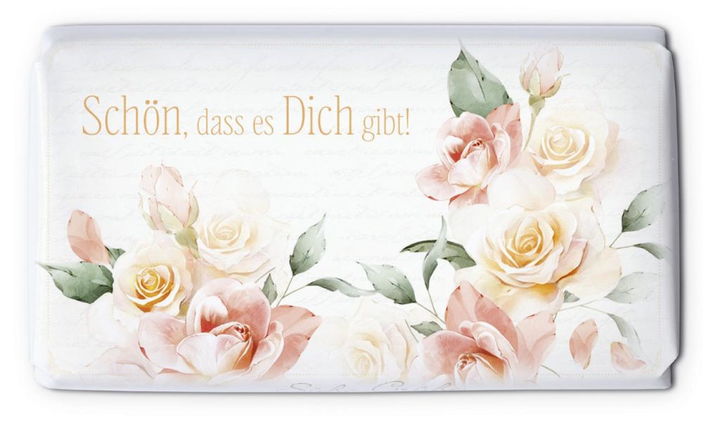 Schokoladengrüße "Schön, dass es dich gibt!" (40g)