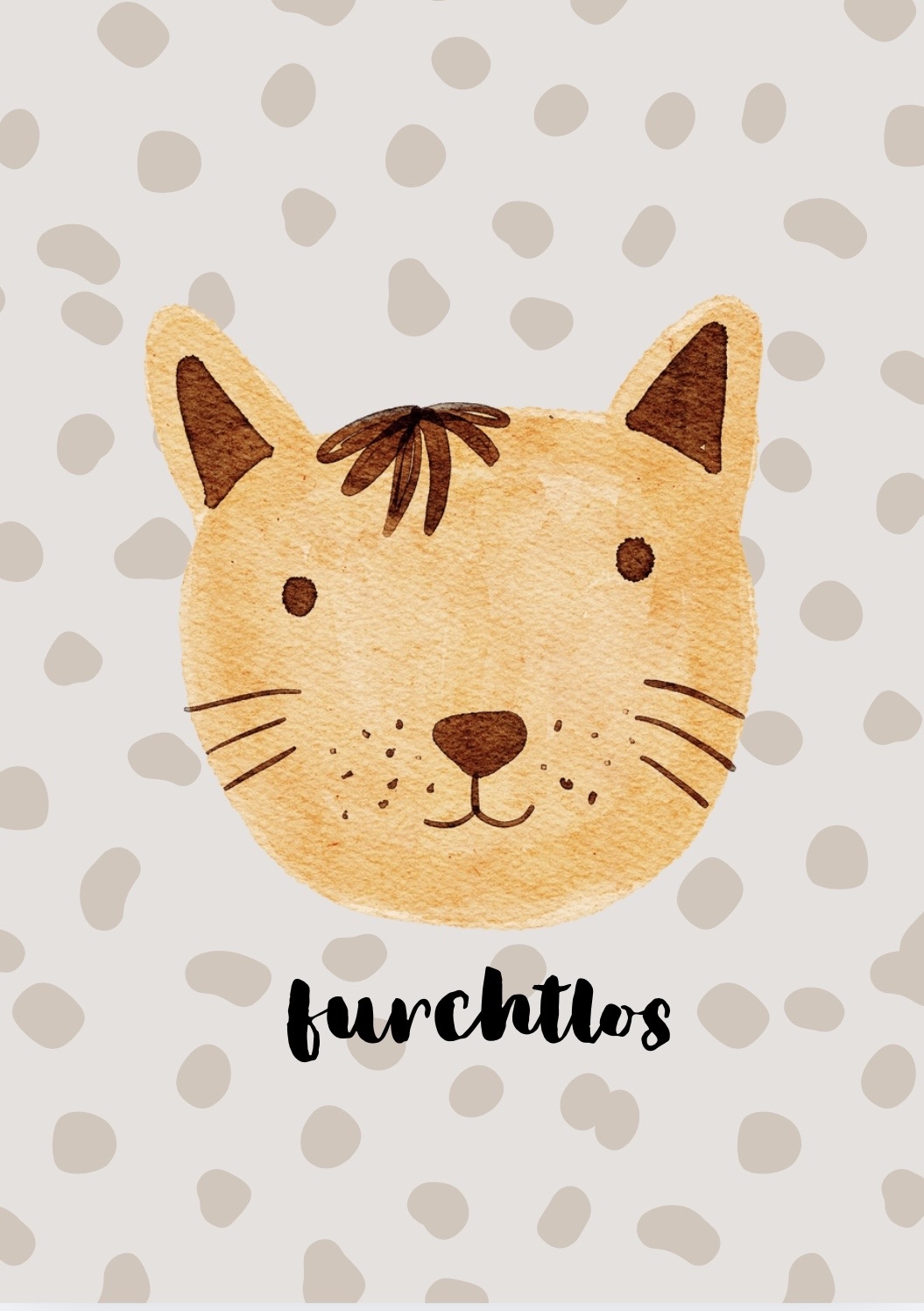 Poster A4 "furchtlos"