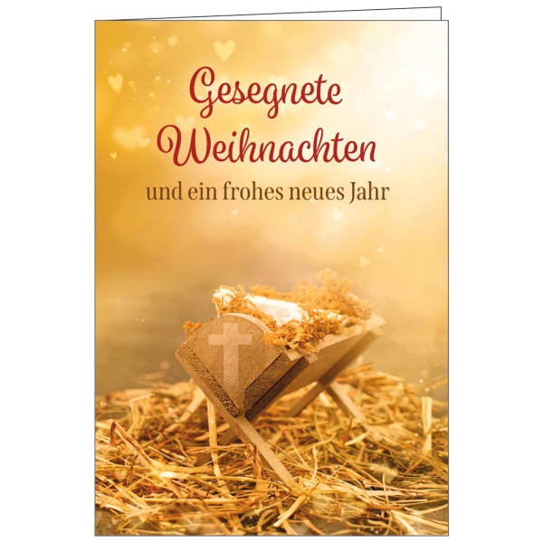 Faltkarte: Gesegnete Weihnachten