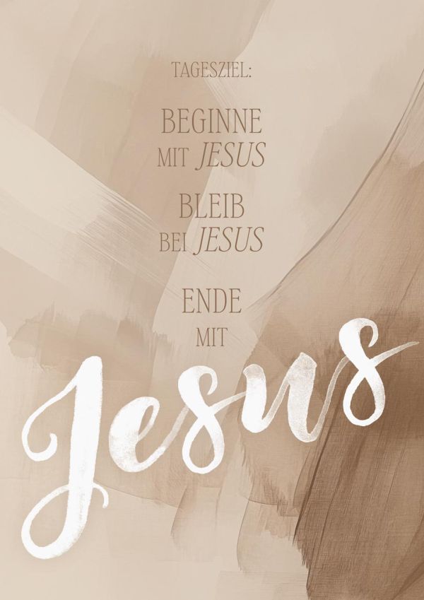 Poster A3 "Tagesziel Jesus"