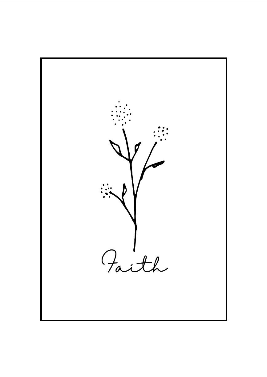 Poster A3 "Faith"