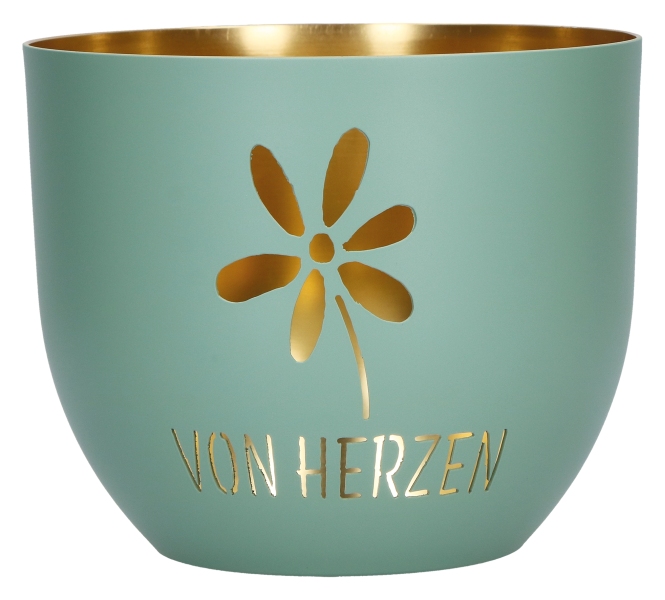 Windlicht LichterZeit "Von Herzen"