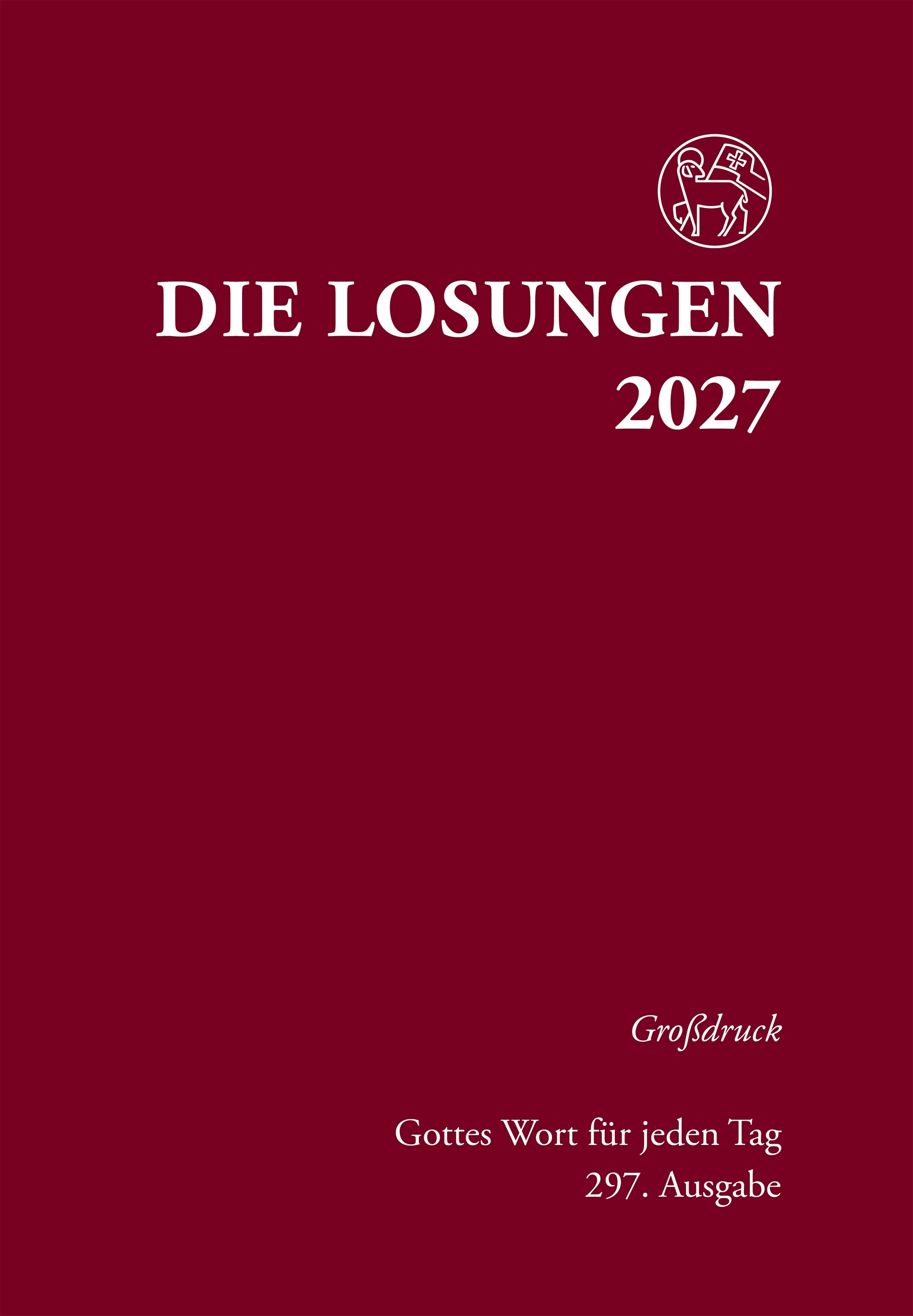 Losungen 2027 rot, Großdruck