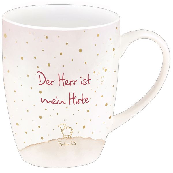Tasse "Der Herr ist mein Hirte" (Gold-Edition)