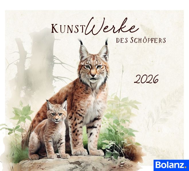 KunstWerke des Schöpfers 2026 - Minikalender