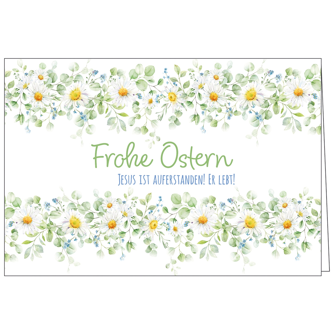 Faltkarte: Frohe Ostern