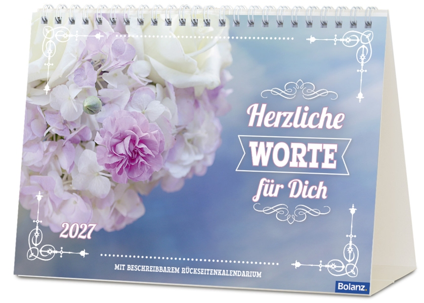Herzliche Worte für Dich 2027 - Postkartenkalender