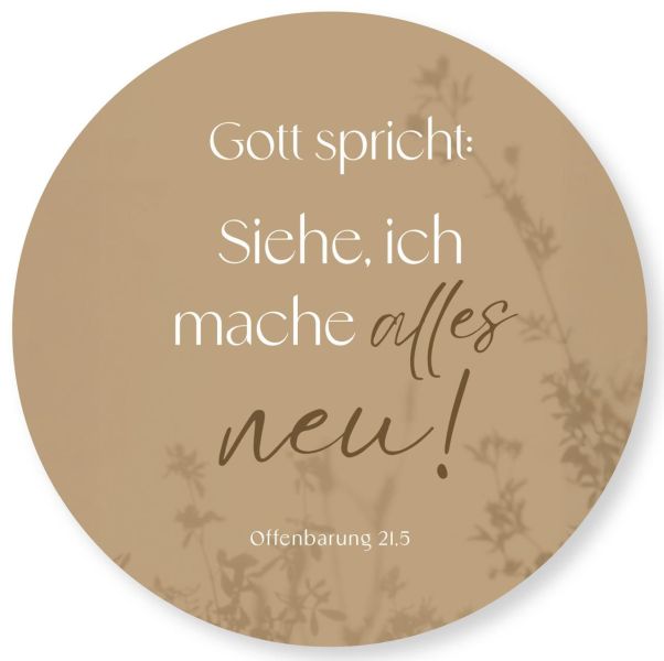 Jahreslosung 2026 - Wandschmuckbild "Schattenspiel" 25cm